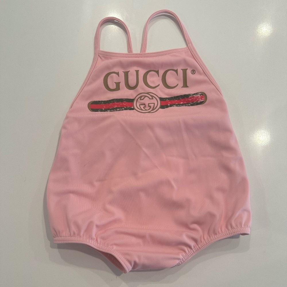 GUCCI PINK BATHING SUIT